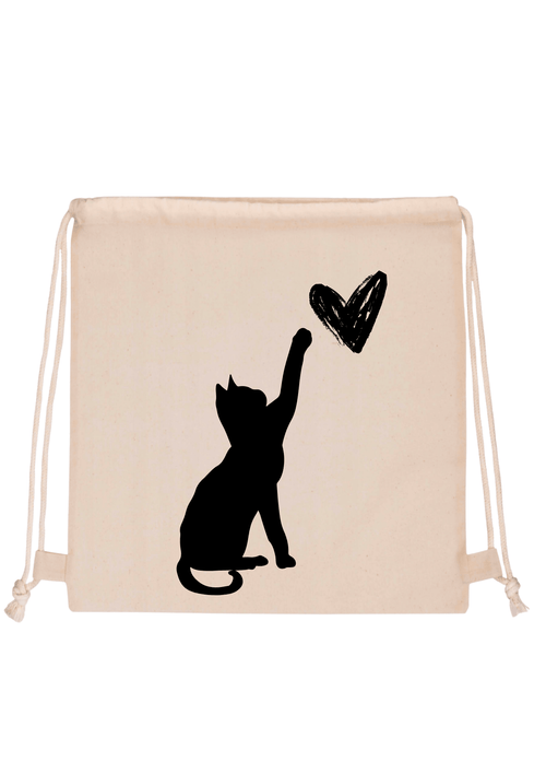 Plecak bawełniany – Cat Love - Miłość do kotów _Kocia mama - Nosi Mi Się