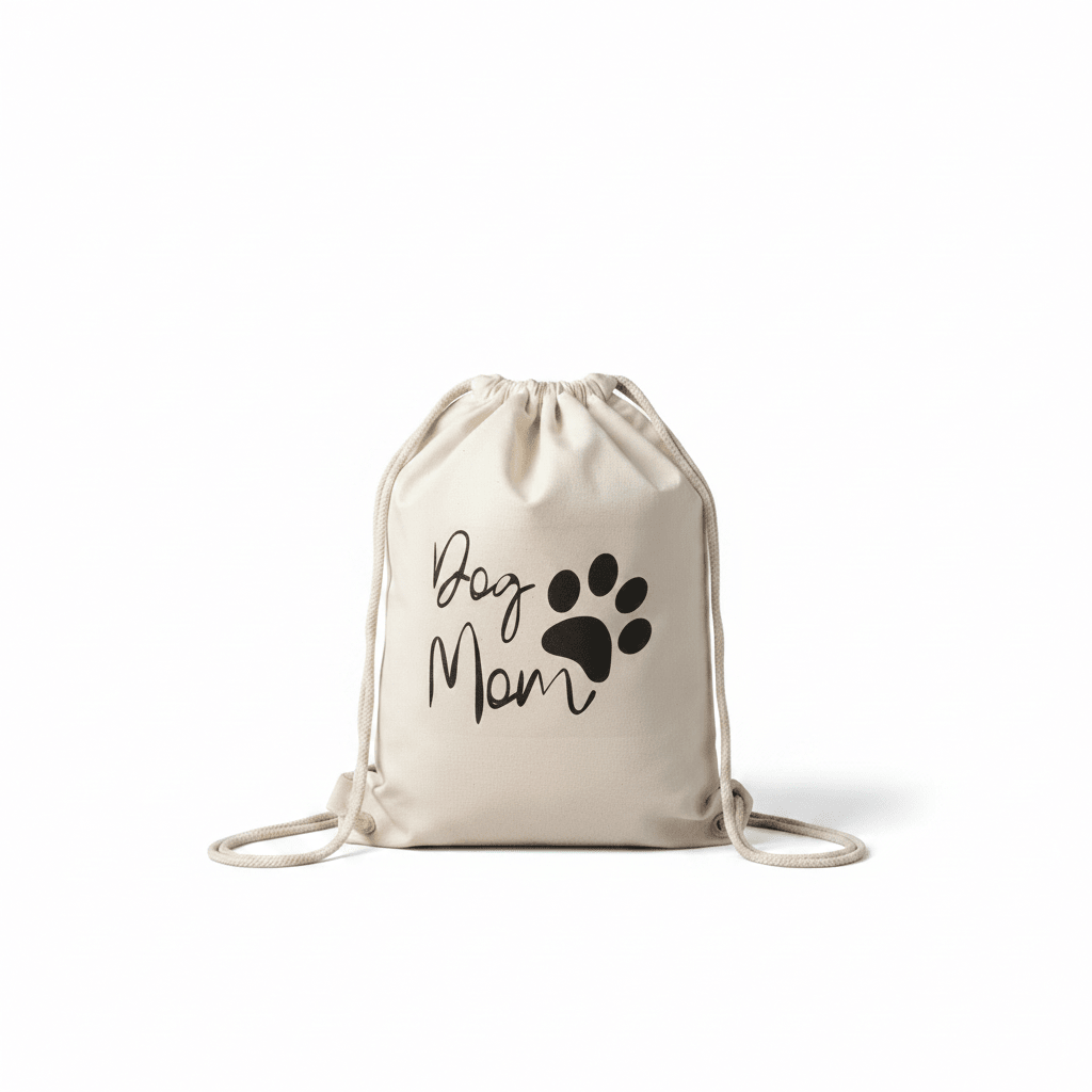 Plecak bawełniany – Dog Mom - Dog Love - Psia Mama - Nosi Mi Się