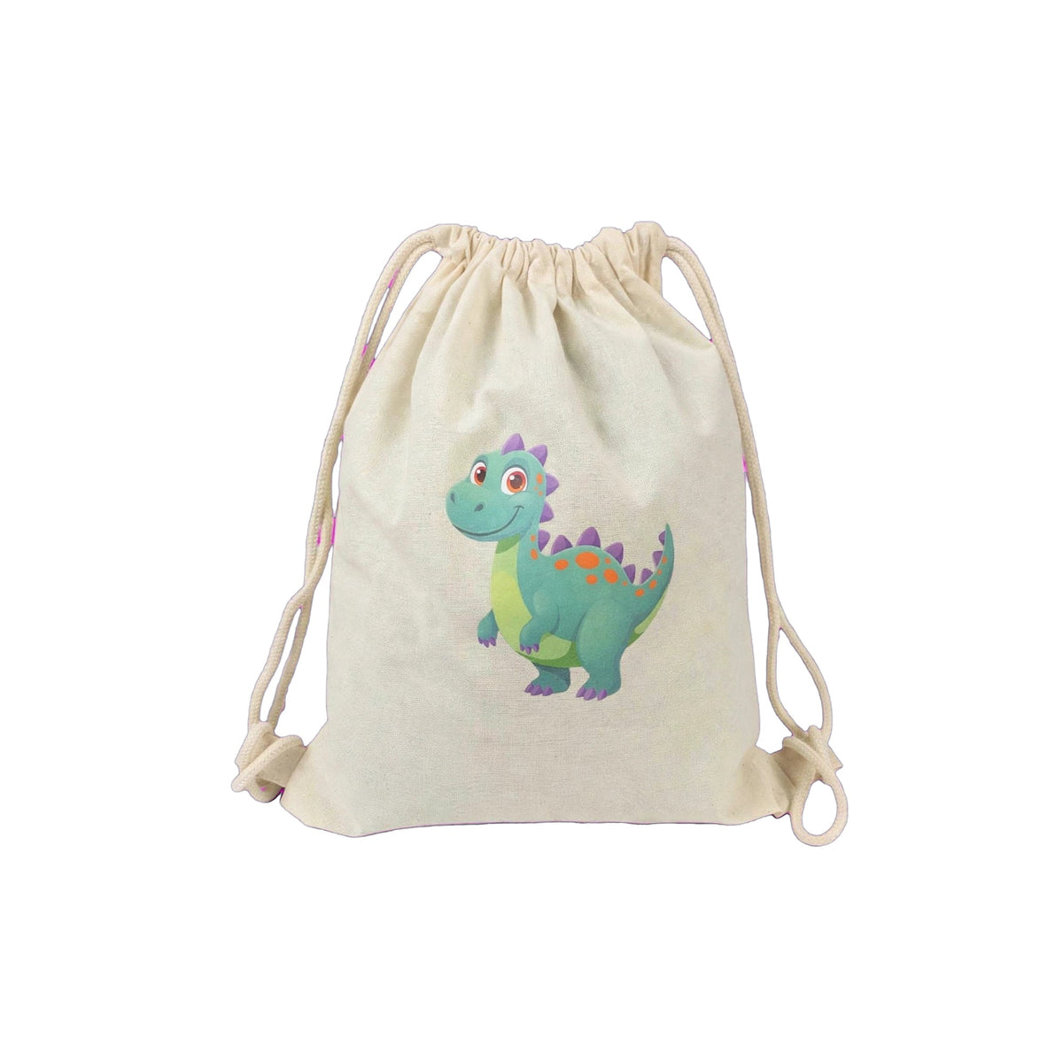 Plecak bawełniany z personalizacją Dino 2 - Nosi Mi Się