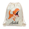 Plecak bawełniany z personalizacją Dino - Nosi Mi Się